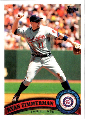 2011 Topps Ryan Zimmerman #660
