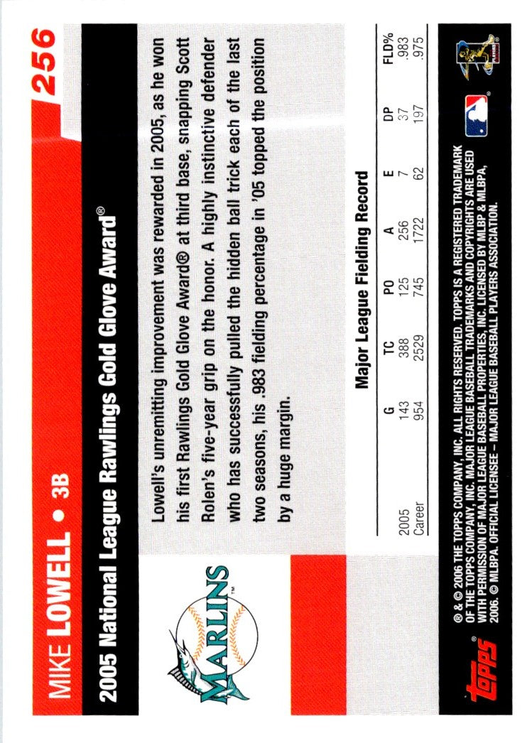 2006 Topps Mike Lowell