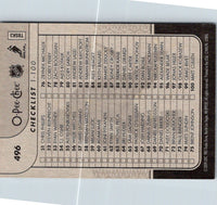 2009 O-Pee-Chee Checklist #496