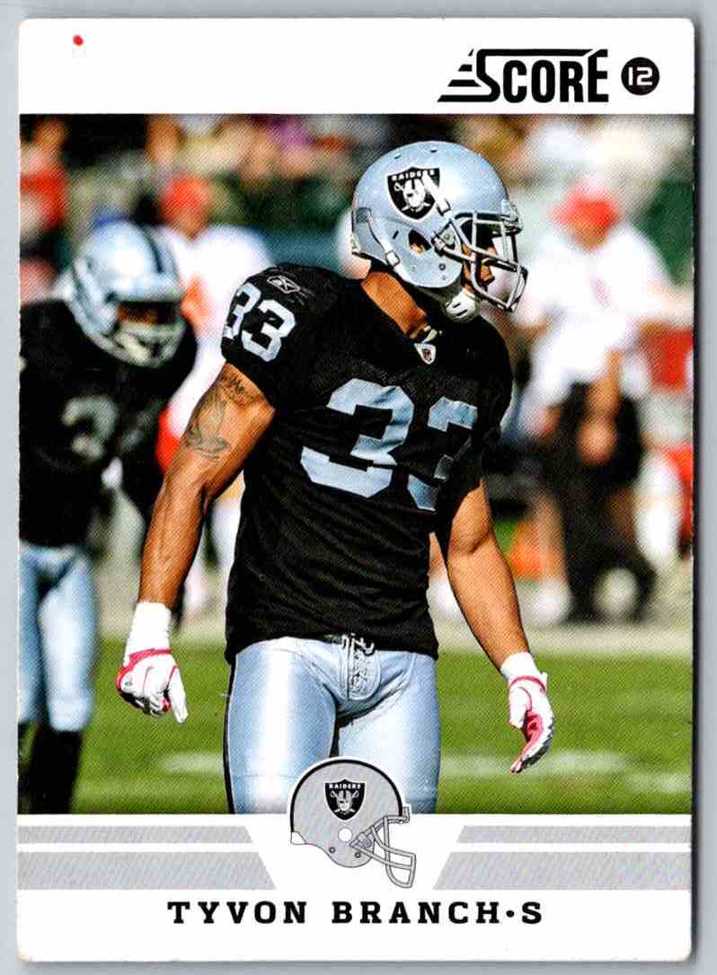 2012 Score Tyvon Branch