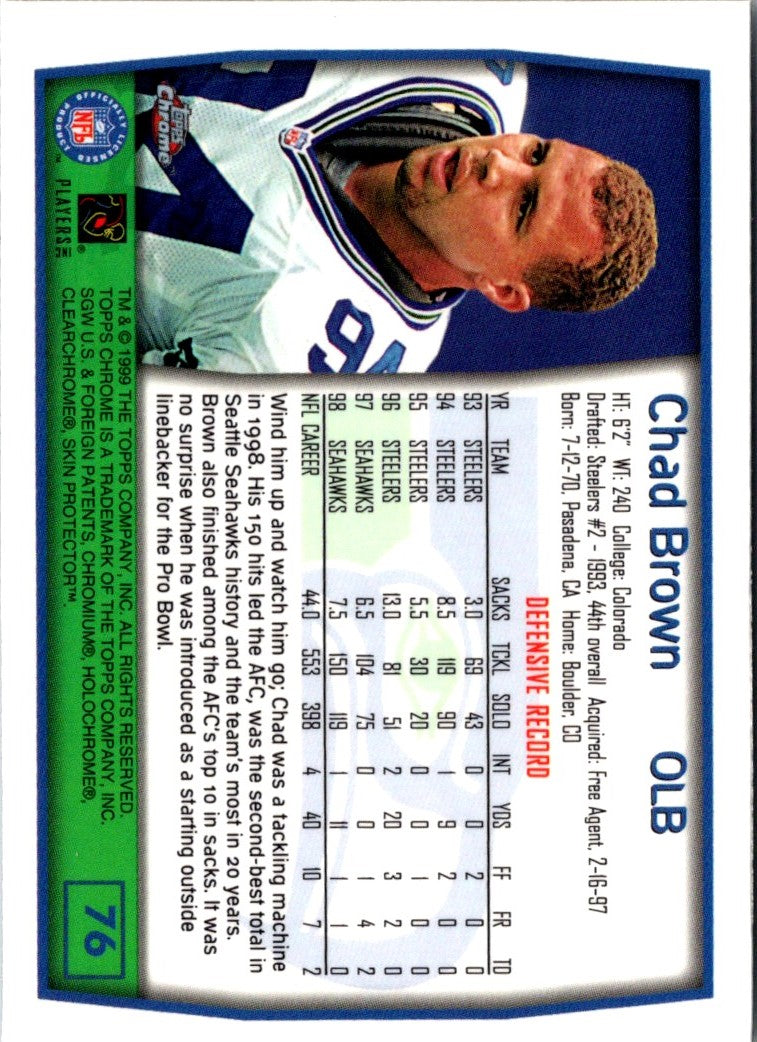 1999 Topps Chrome Chad Brown