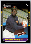 1987 Donruss Marvell Wynne