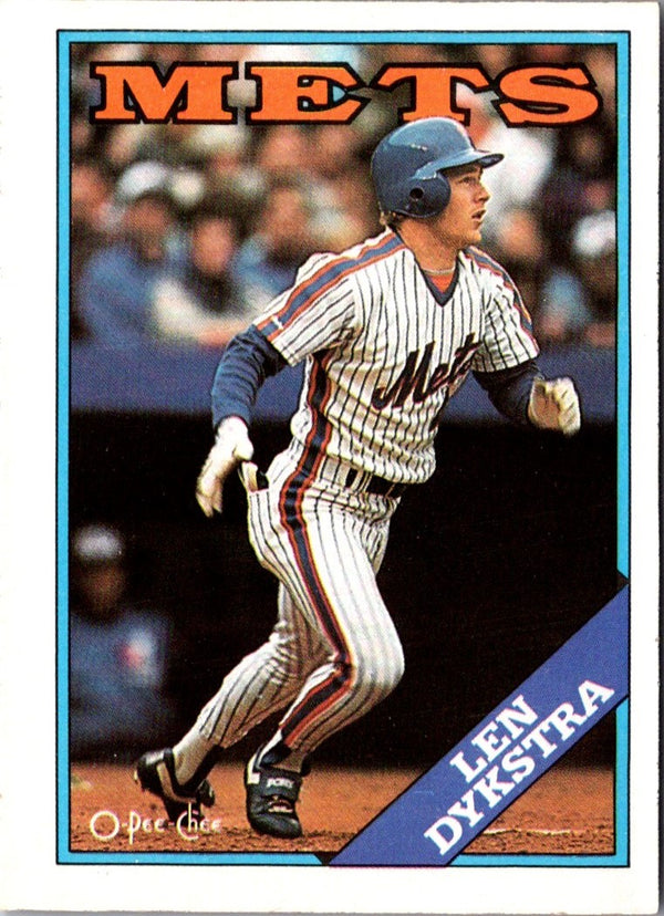 1988 O-Pee-Chee Lenny Dykstra #299