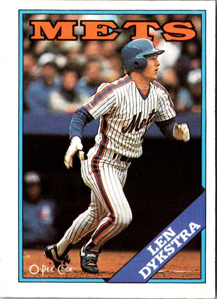 1988 O-Pee-Chee Lenny Dykstra
