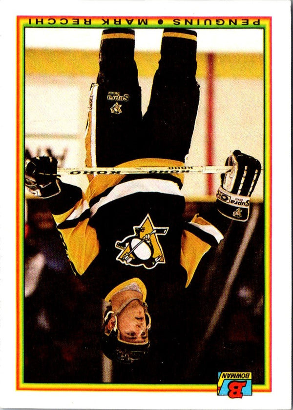 1990 Bowman Mark Recchi #206 Rookie