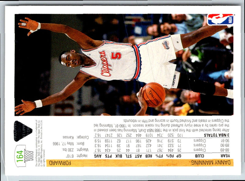1991 Upper Deck International Italian Danny Manning