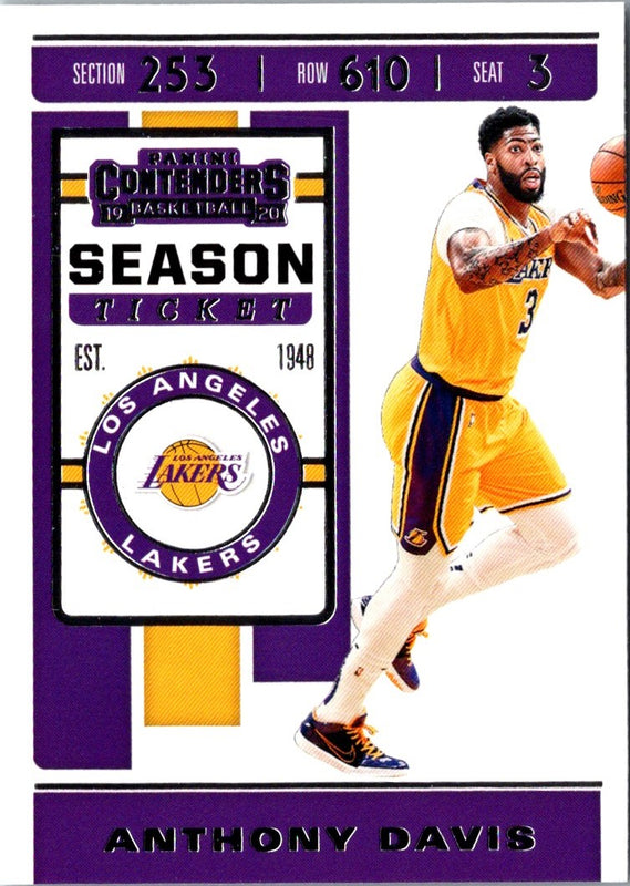 2019 Panini Contenders Anthony Davis #7