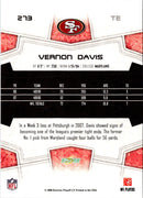 2008 Score Super Bowl XLIII Vernon Davis