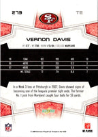 2008 Score Super Bowl XLIII Vernon Davis #273