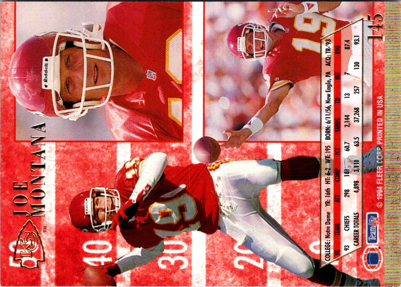 1994 Ultra Joe Montana