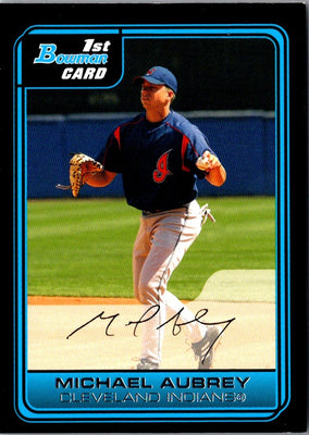 2006 Bowman Prospects Michael Aubrey #B107