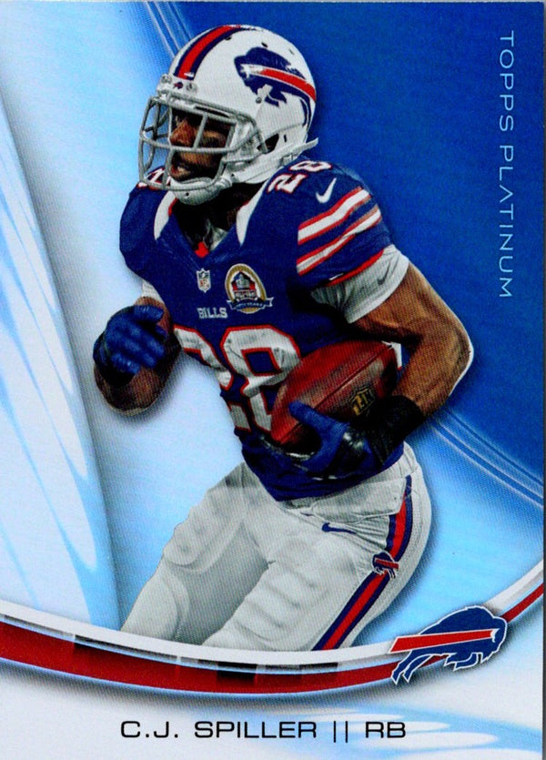 2013 Topps Platinum C.J. Spiller #20