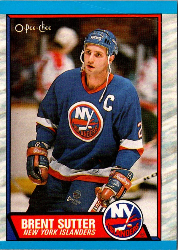 1989 O-Pee-Chee Brent Sutter #14