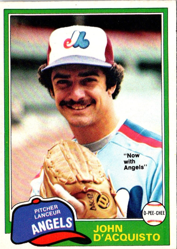 1981 O-Pee-Chee John D'Acquisto #204