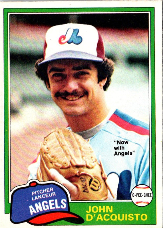 1981 O-Pee-Chee John D'Acquisto #204
