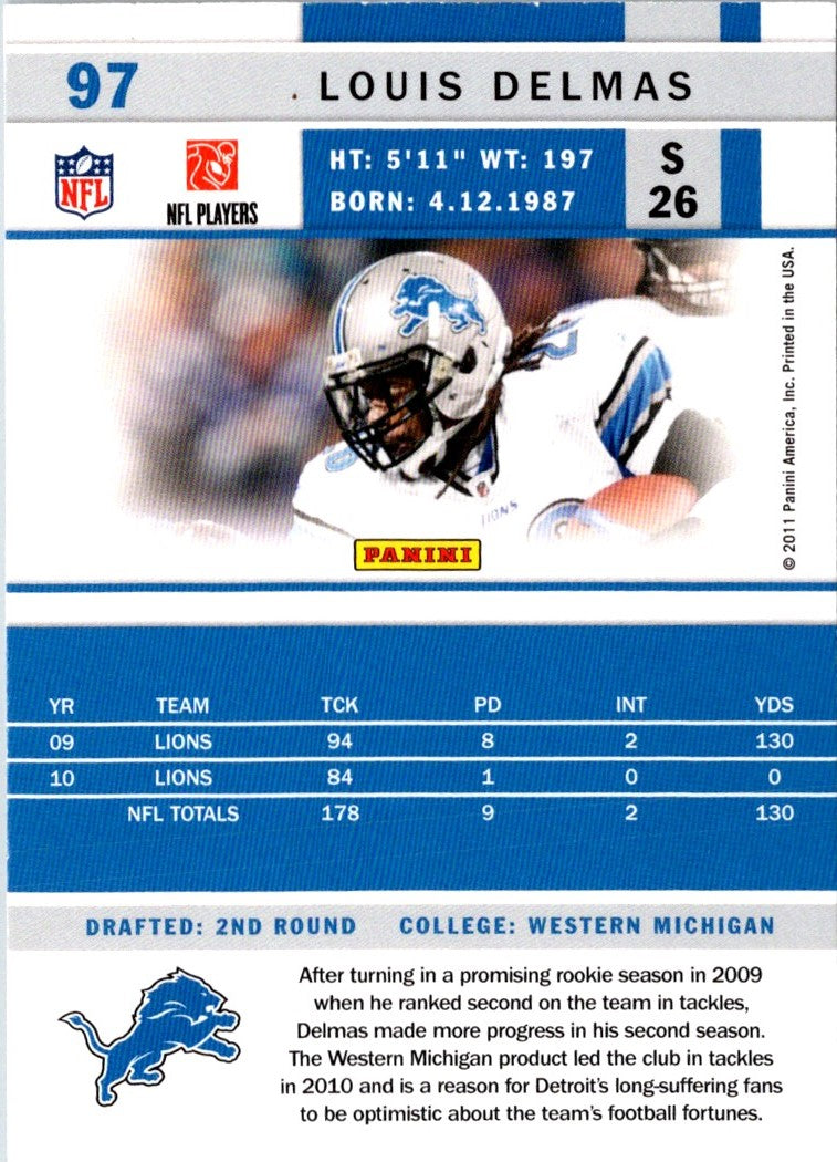 2011 Score Louis Delmas