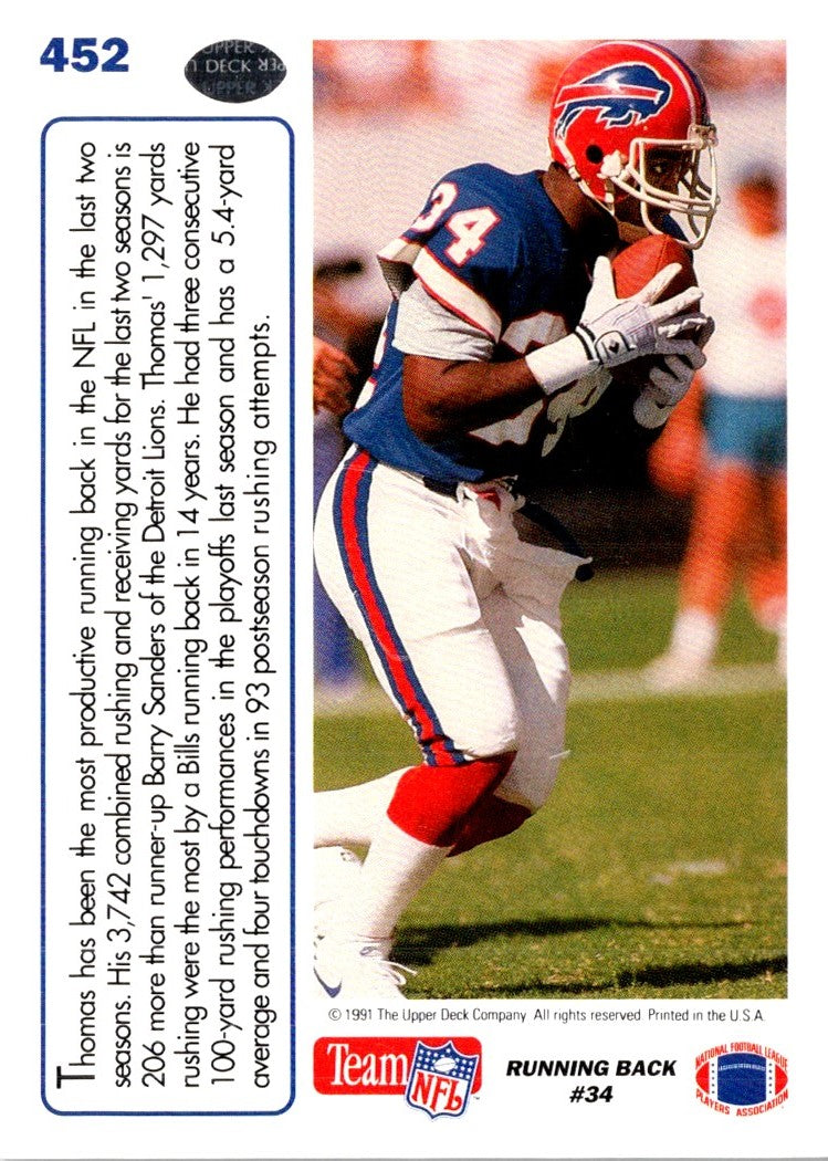 1991 Upper Deck Thurman Thomas