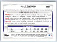 2014 Bowman Kyle Parker #BP23