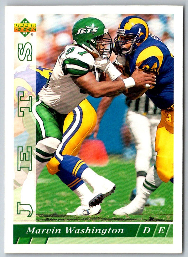 1993 Upper Deck Marvin Washington #154