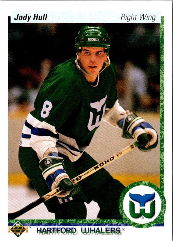 1990 Upper Deck Jody Hull #322 Rookie