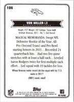 2012 Topps Magic Von Miller #106