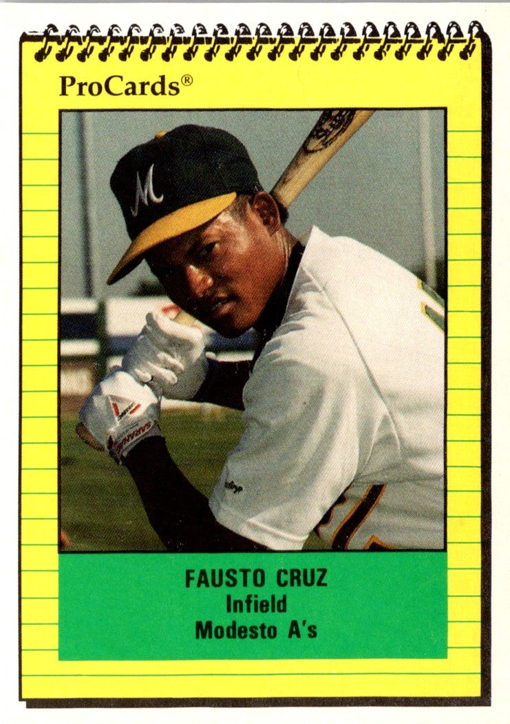 1991 ProCards Fausto Cruz