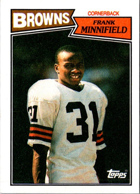 1987 Topps Frank Minnifield #92