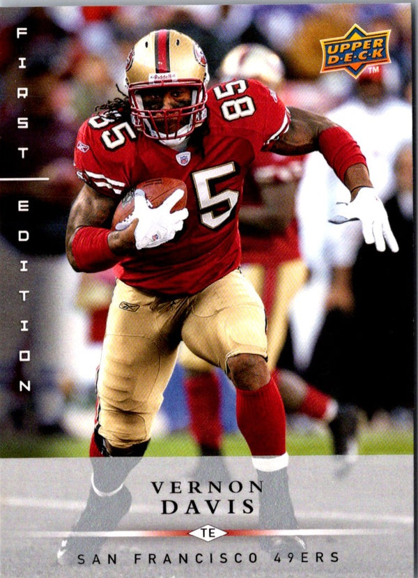 2008 Upper Deck First Edition Vernon Davis #124