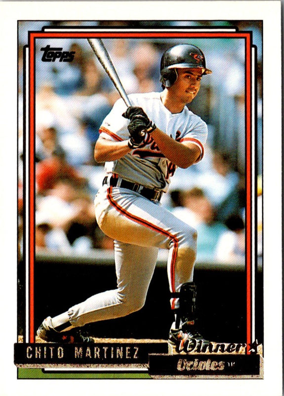 1992 Topps Gold Winners Chito Martinez #479