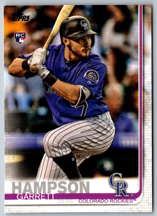 2019 Topps Garrett Hampson #85 Rookie