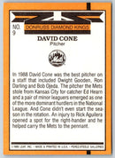 1989 Donruss Diamond  Kings David Cone