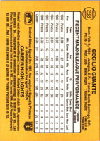 1987 Donruss Cecilio Guante #238