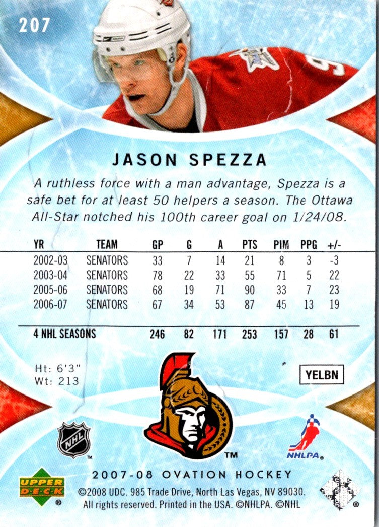 2007 Upper Deck Ovation Jason Spezza