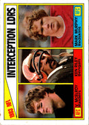 1984 Topps 1983 Interception Leaders - Vann McElroy/Ken Riley/Mark Murphy