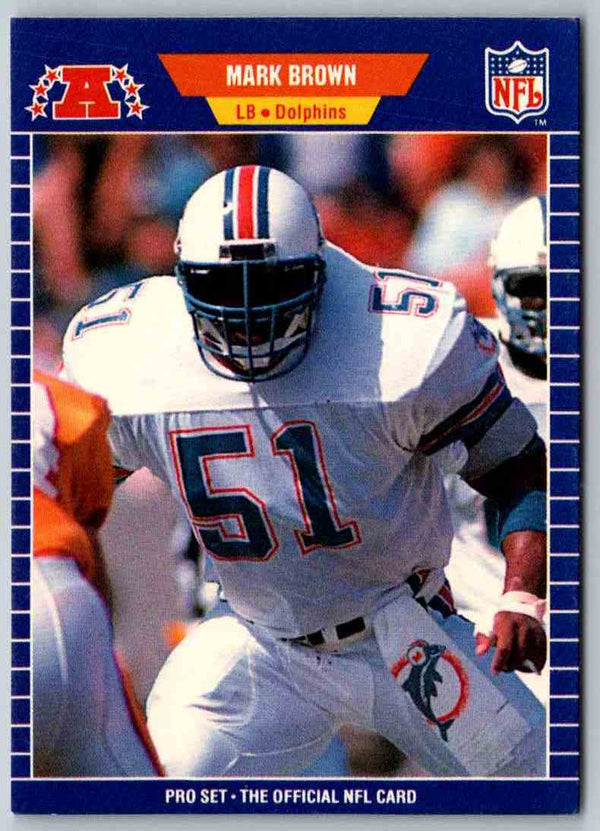 1989 NFL Proset Mark Brown #212