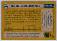 1982 Topps Carl Birdsong #465