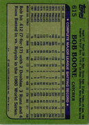 1982 Topps Bob Boone