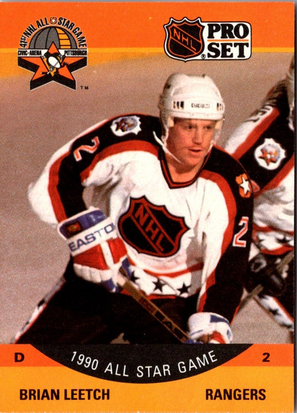 1990 Pro Set Brian Leetch #373