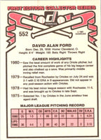 1981 Donruss Dave Ford #552