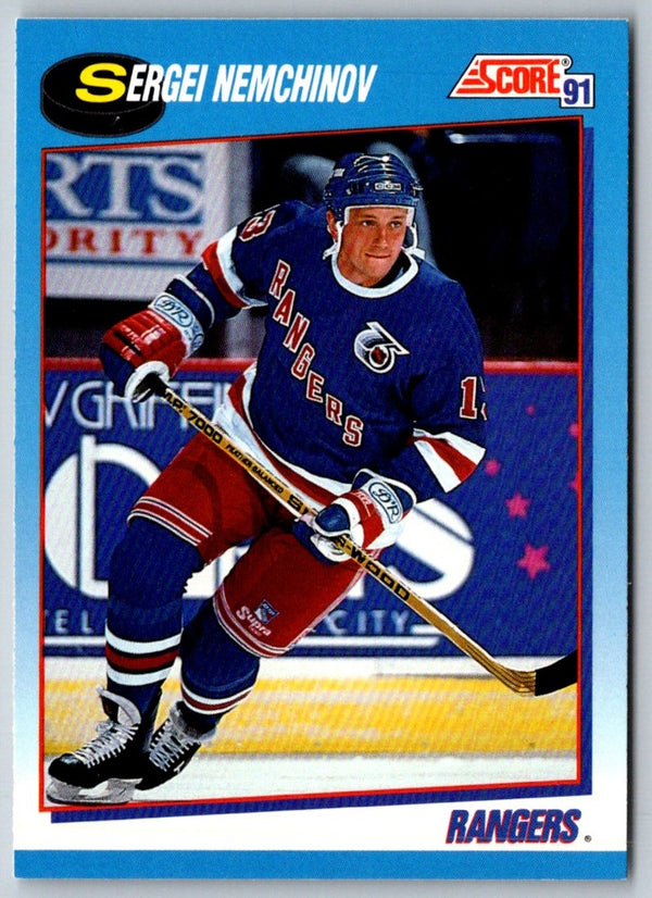 1991 Score Canadian Sergei Nemchinov #617