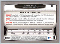 2014 Bowman Chris Sale #48