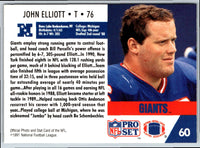1991 Pro Set John Elliott #60