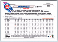 2021 Topps Opening Day Anthony Rizzo #220