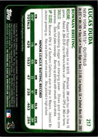 2011 Bowman Lucas Duda #217 Rookie