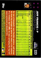 2007 Topps Jeff Francis #223