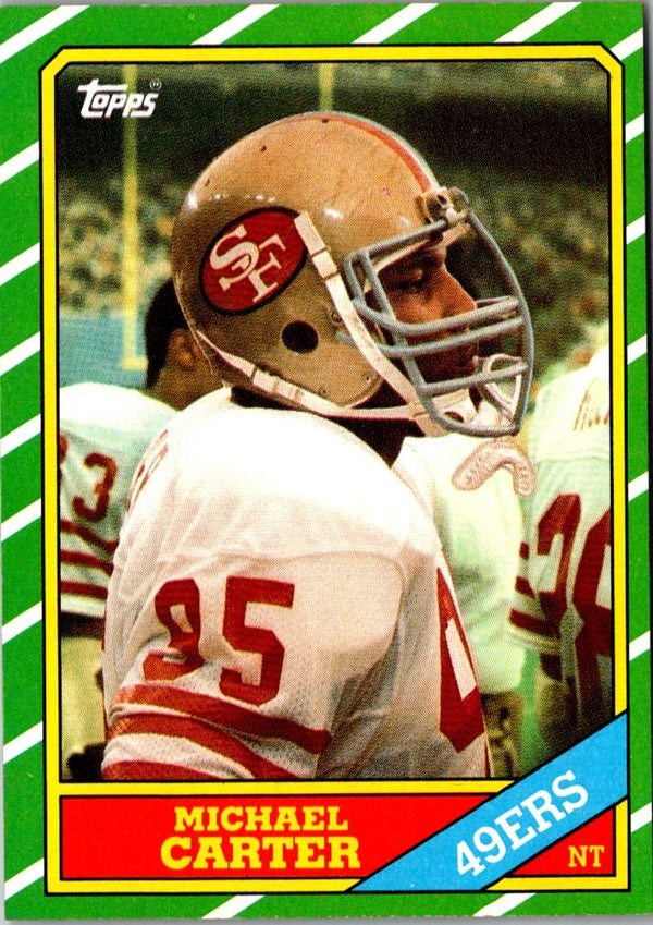 1986 Topps Michael Carter #165 Rookie NM+