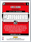 2018 Donruss Kris Dunn