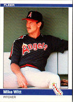 1984 Fleer Mike Witt #531