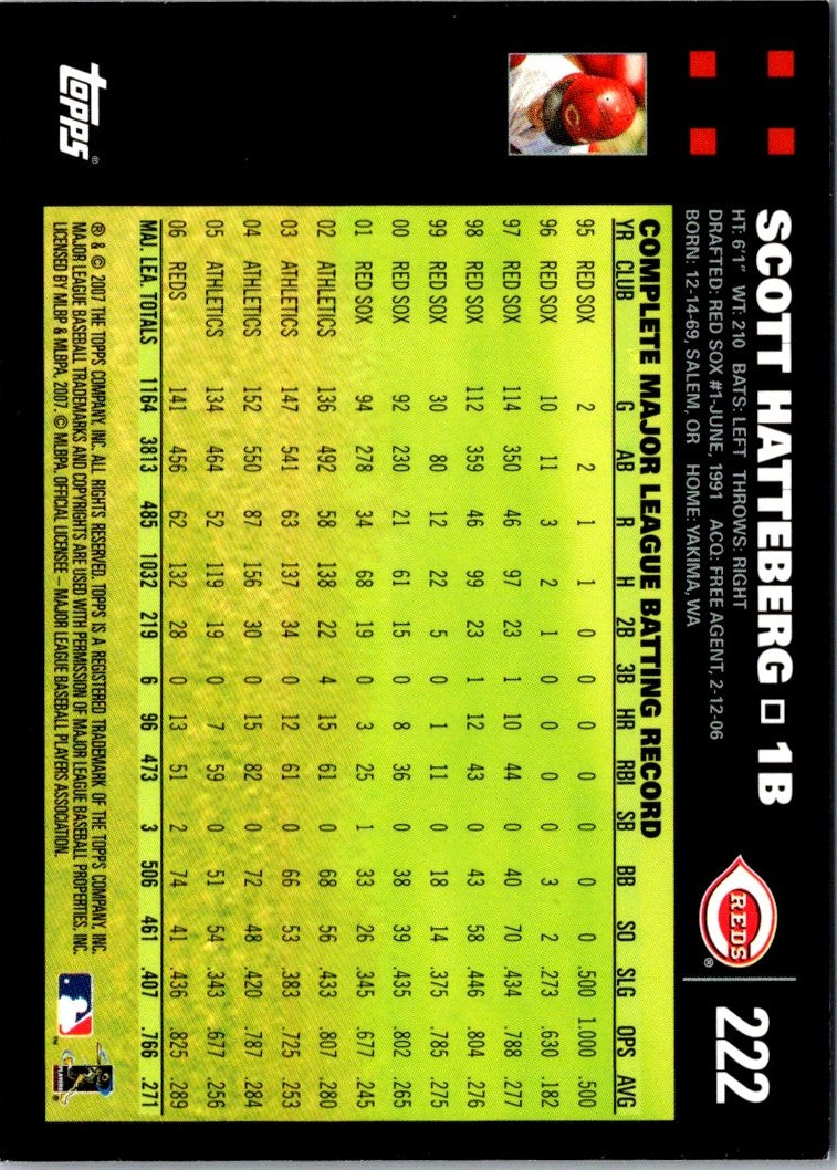 2007 Topps Scott Hatteberg