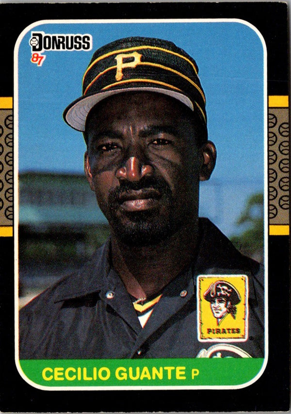 1987 Donruss Cecilio Guante #238